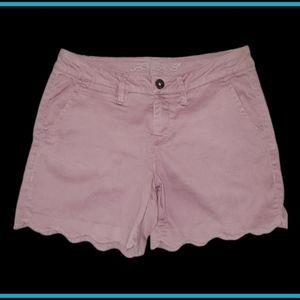 🍍Jag "Theo" shorts wavy hem shorts - mauve